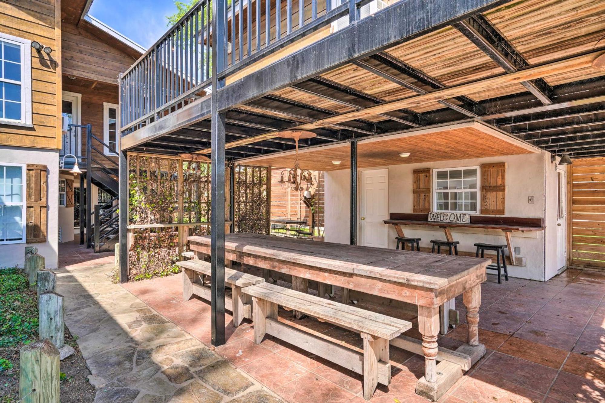 Waterfront Guadalupe River Lodge Home With Dock! Seguin Eksteriør billede